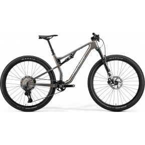 Велосипед  29" MERIDA NINETY-SIX XT – карбоновий XC / trail з Fox 34 SL і Shimano XT Di2 2026 slate grey Фото №1